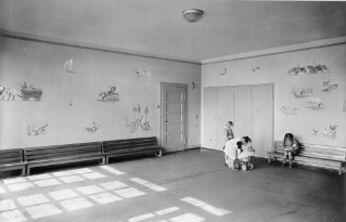 Der Kindergarten im Jahr 1931 (Foto: Kurt Meissner, BAZ)